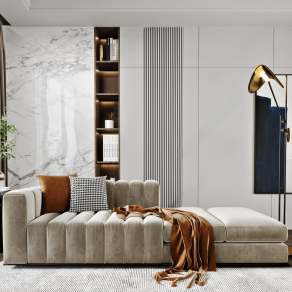 现代贵妃椅3D模型下载